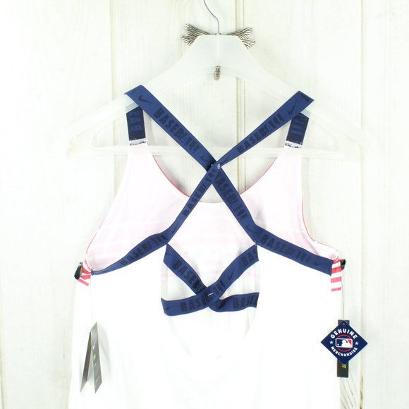 NWT! Nike Red Sox Dri Fit Tecnology Standard Fit Racerback Tank Top Size L - Picture 7 of 14